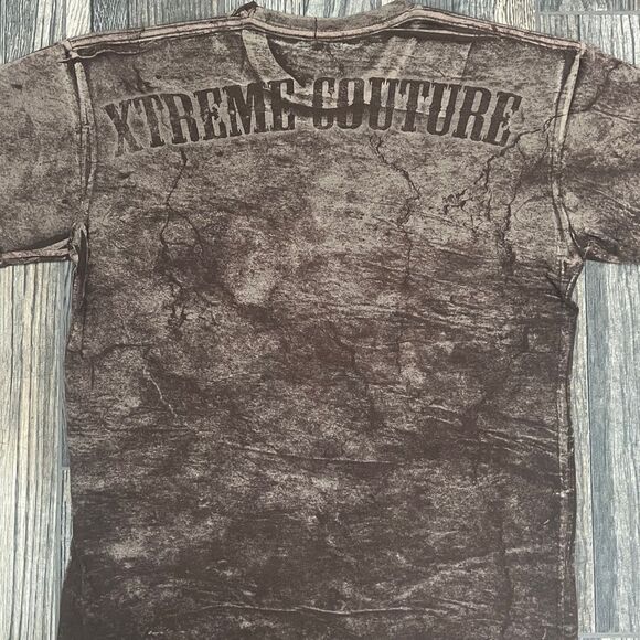 🔥☠️ Y2K XTREME COUTURE Affliction Style Skull Graphic Tee Men Size Large - EUC - Picture 7 of 9